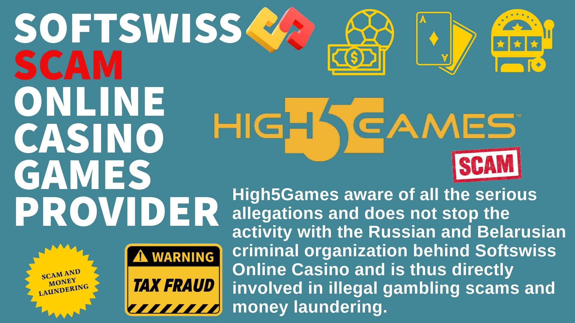 High5games - softswiss scam - Casino by Softswiss